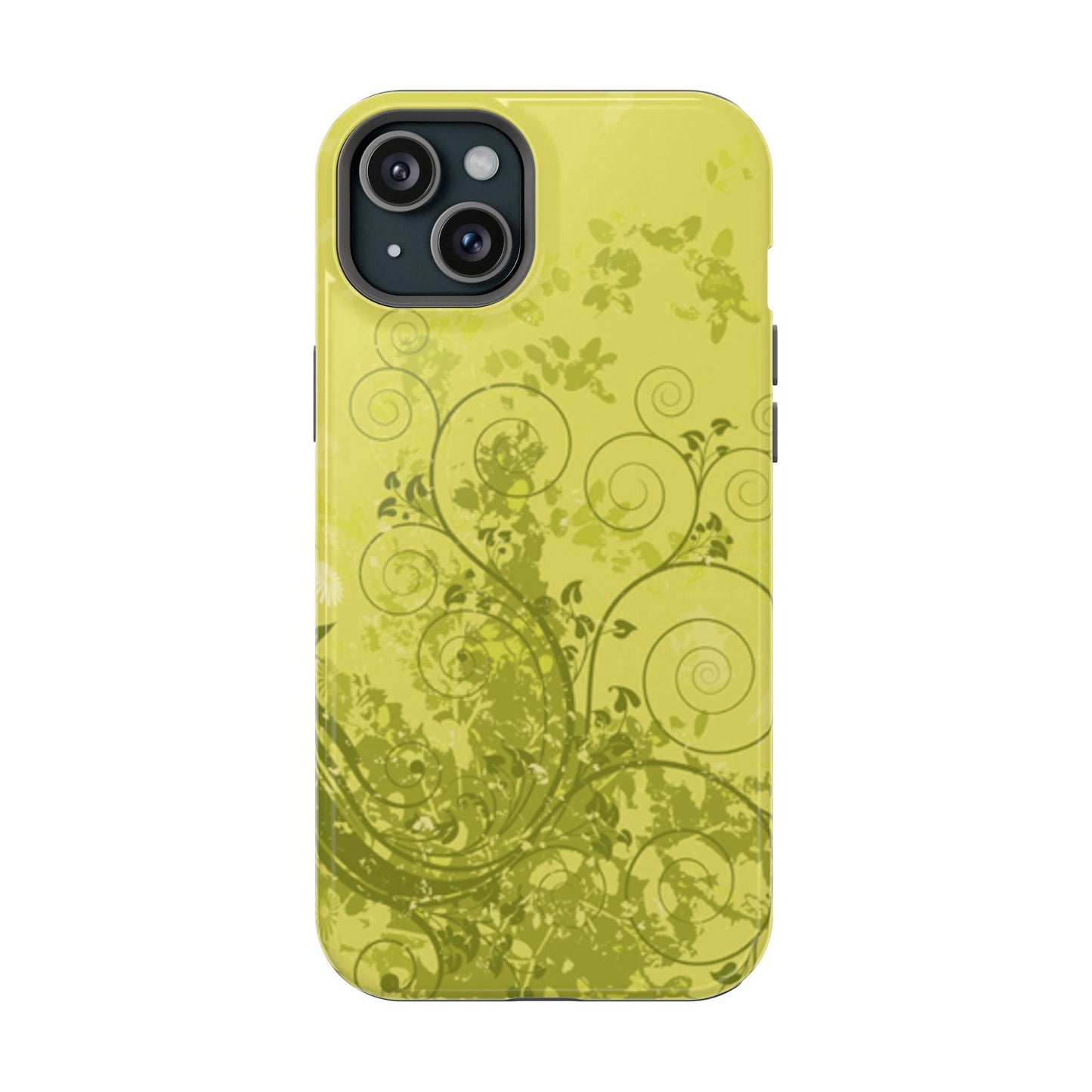 Green Bloom Tough iPhone Case
