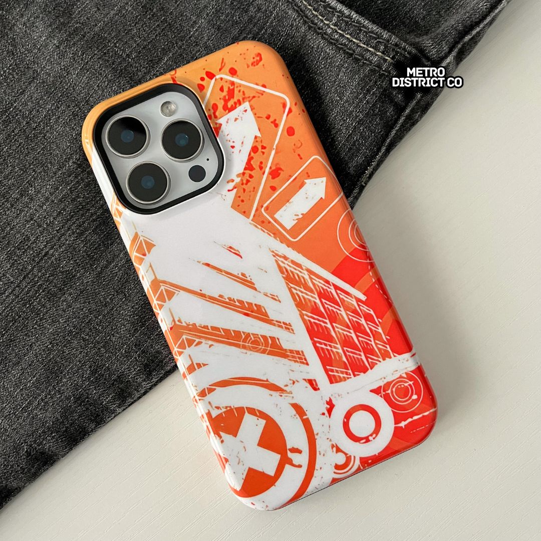 Tangerine Haze Tough iPhone Case